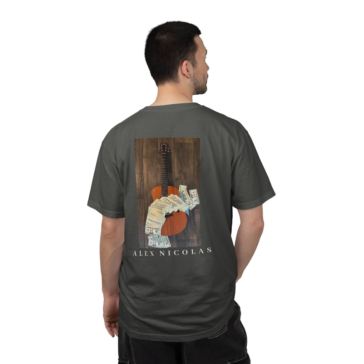 Alex Nicolas Acoustic Money Graphic Tee | Comfort Colors 1717
