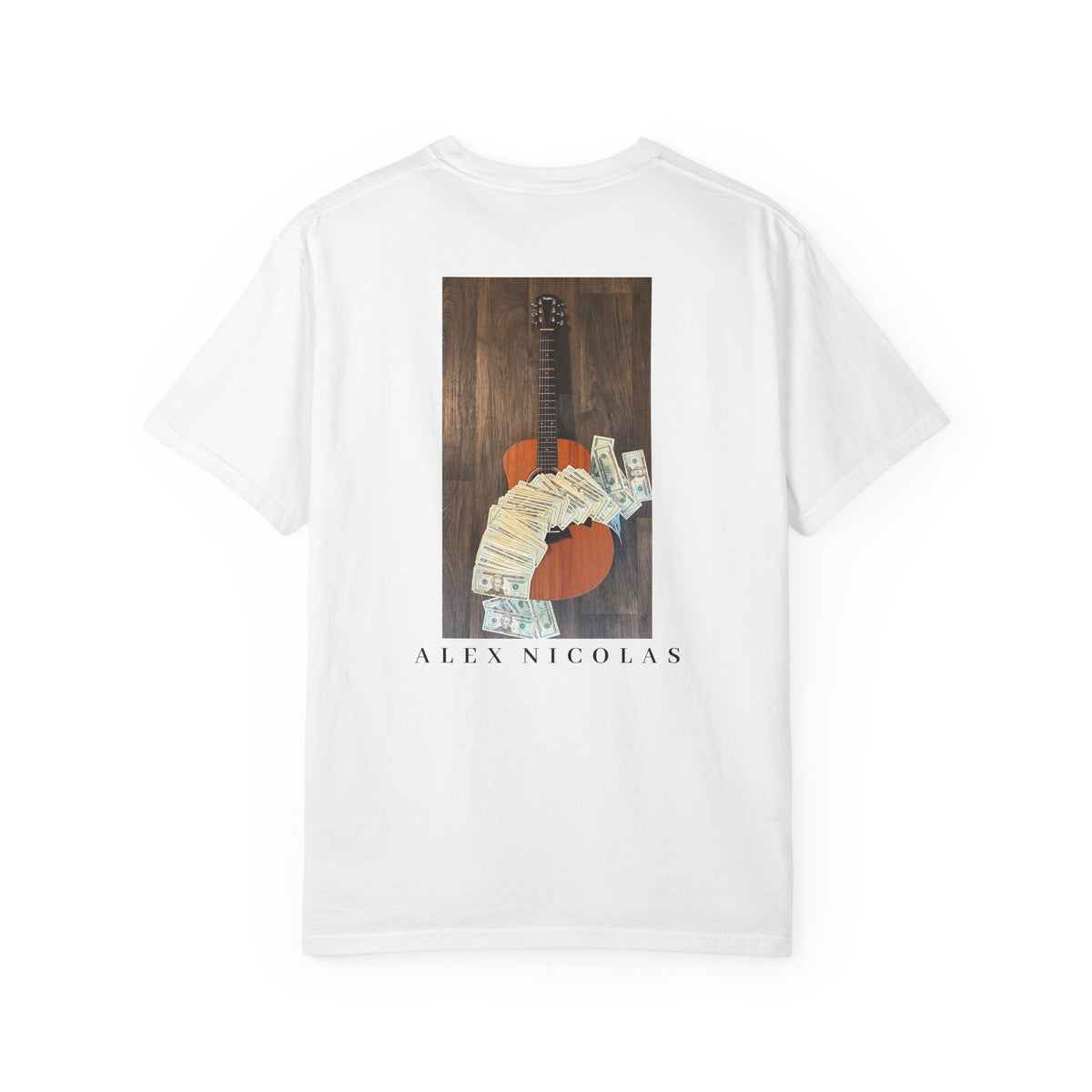 Alex Nicolas Acoustic Money Graphic Tee | Comfort Colors 1717
